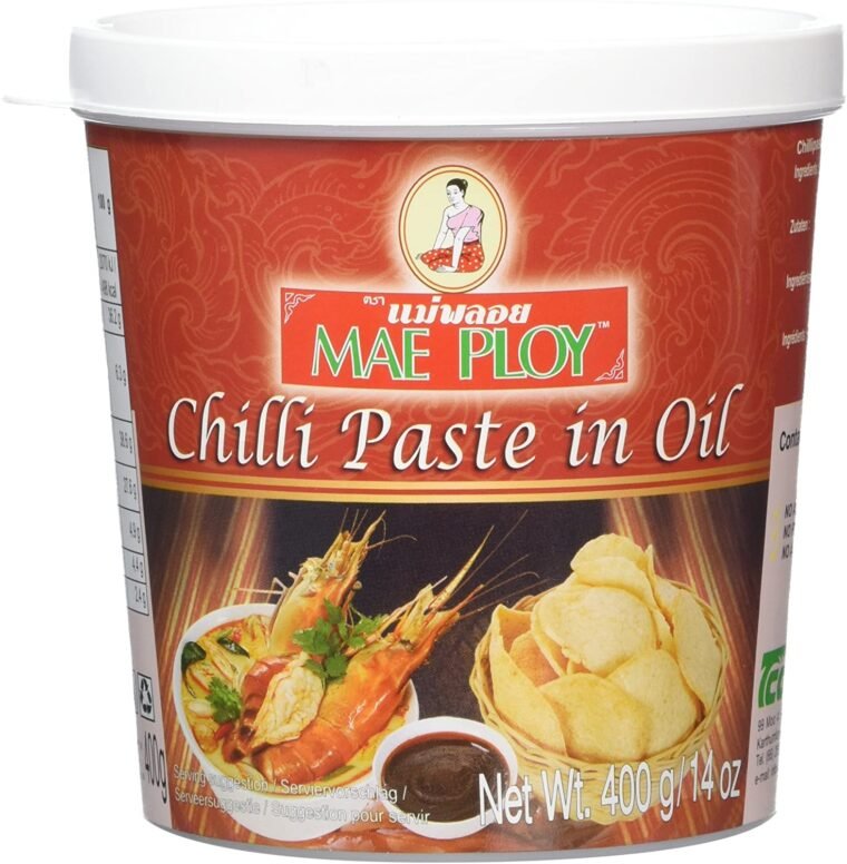 Mae Ploy chilli paste in oil 400g Nongfern Thai Supermarket Thai